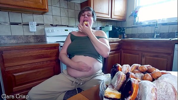 Stuffing Myself Full of Donuts Until I Explode | Clara Crisp Gorges Pastries Until She Pops | Eating to Burst
