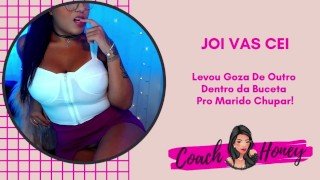 Took Cum Inside Pussy For Cuckold Suck! | CEI JOIVES | Guided Handjob | CV # 41