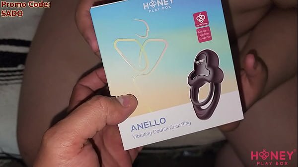 My asshole is destroyed and loaded with cum using ANELLO, the vibrating cock ring with clit stimulator from Honey Play Box