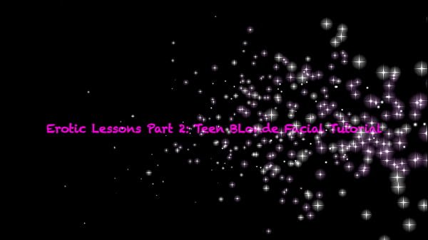 Blonde Teen Student & Mature Teacher’s Lesson Ends In Facial ~ Perfect Sroke MD