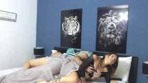 My wife’s best friend lets me fill her pussy with milk