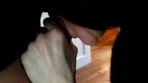 WFH Hotwife Sucks Nice Cock. REAL AMATEUR COUPLE HOMEMADE BLOWJOB!