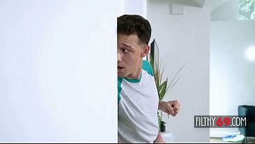 Big tits milf get creampied by stepson – Alex Isadora