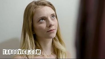 Blonde Babe Fuck With Her Stepdad To Make Him Feel Better