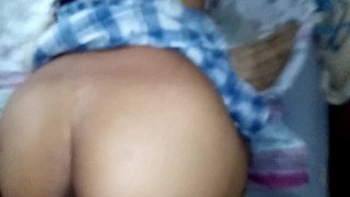 I held 18 years by the hair I stuck her inside all fours with her rabao on my dick, horny