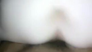 Skinny slut rides my bbc