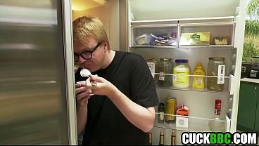 Pathetic Cuck Husband Watching Wife DPed By Big Black Cocks