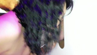 Primer Gloryhole de mi esposa en un swinger club