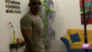 A busty met a guy who talked her into filming hardcore sex with him.