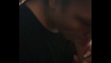 Milf sucking dick and jacking cum all over tits