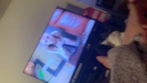 BBc masturbates with white bitch